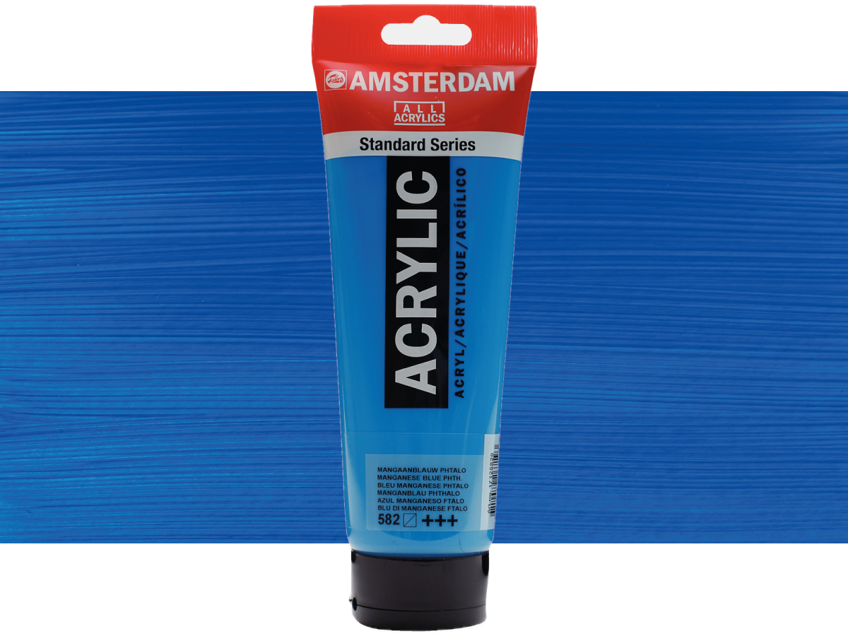 TALENS AMSTERDAM STANDARD ACRYL 250ML 582 MANGANBLAU PHTHALO 1