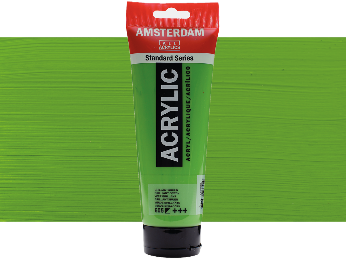 TALENS AMSTERDAM STANDARD ACRYL 250ML 605 BRILLANTGRÜN 1