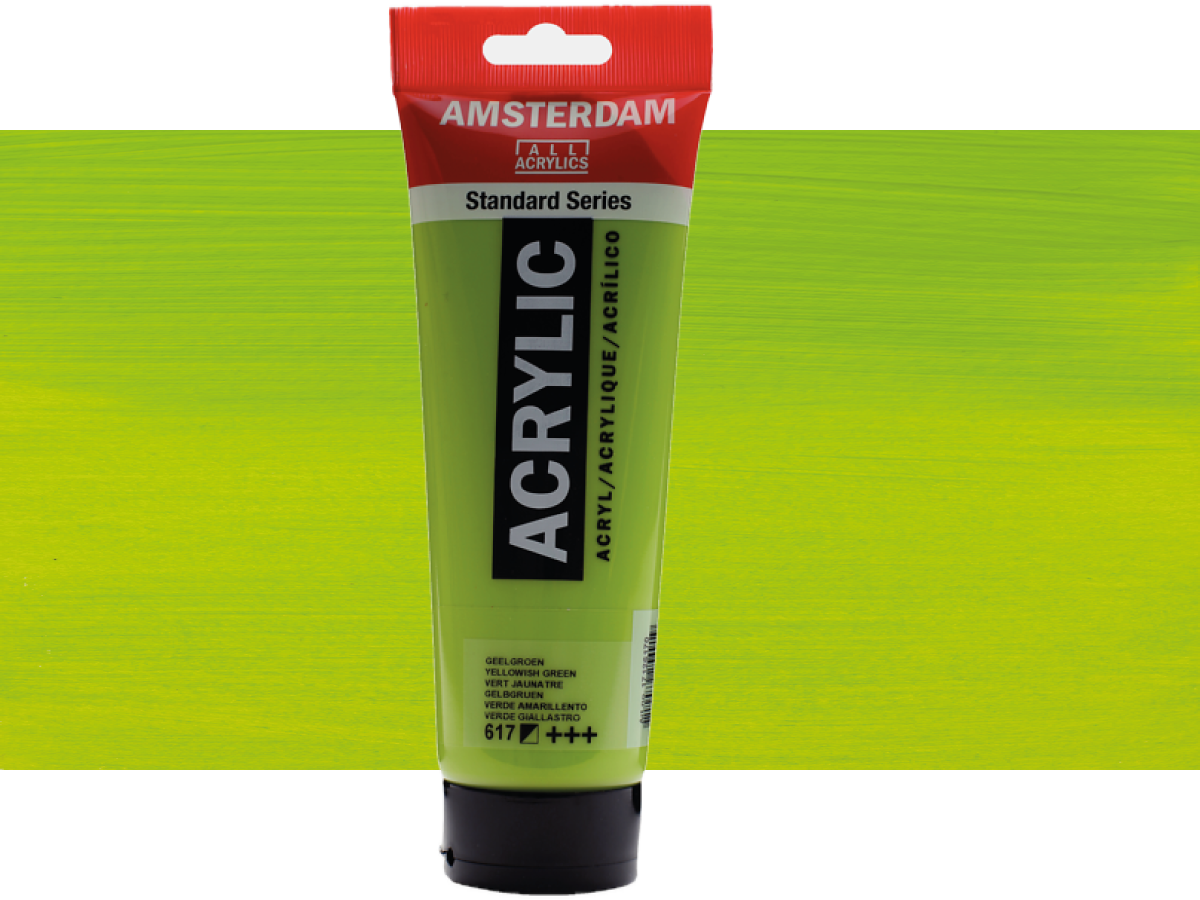 TALENS AMSTERDAM STANDARD ACRYL 250ML 617 GELBGRÜN 1