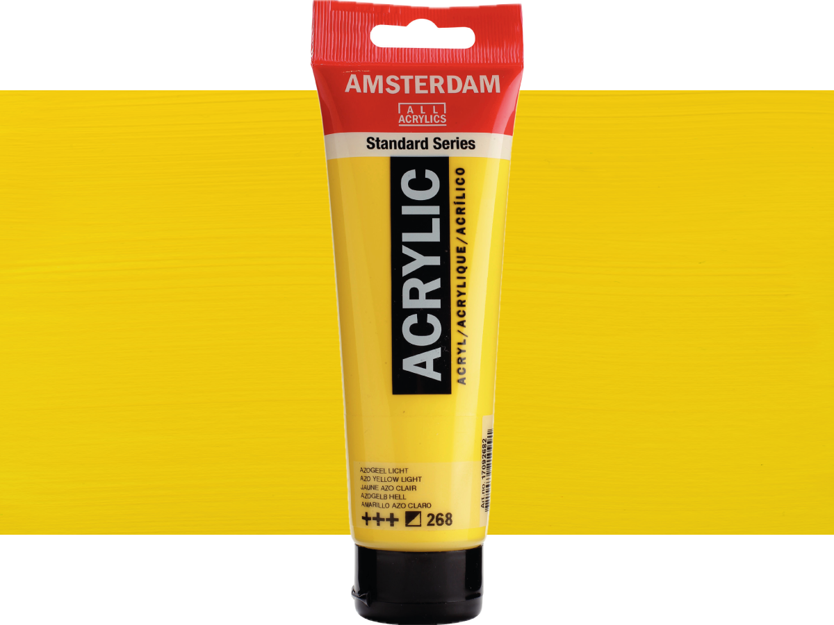 TALENS AMSTERDAM STANDARD ACRYL 120ML 268 AZOGELB HELL 1