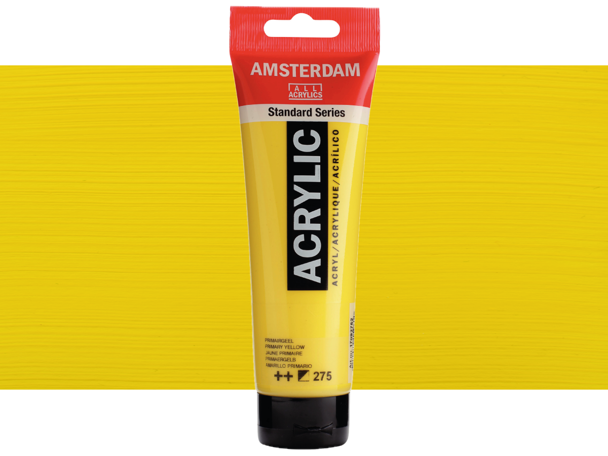 TALENS AMSTERDAM STANDARD ACRYL 120ML 275 PRIMAIRGELB 1