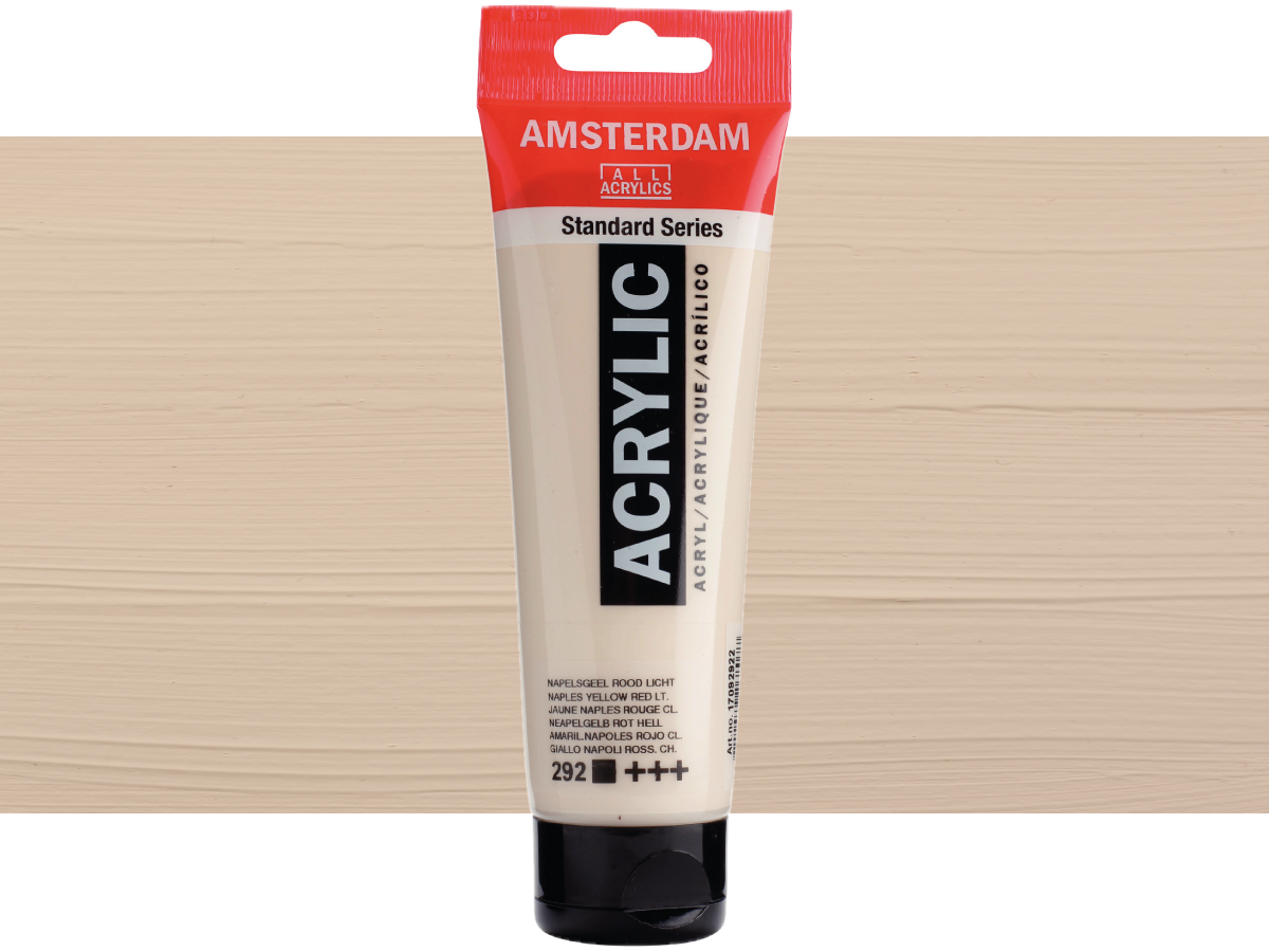 TALENS AMSTERDAM STANDARD ACRYL 120ML 292 NEAPELGELBROT HELL 1