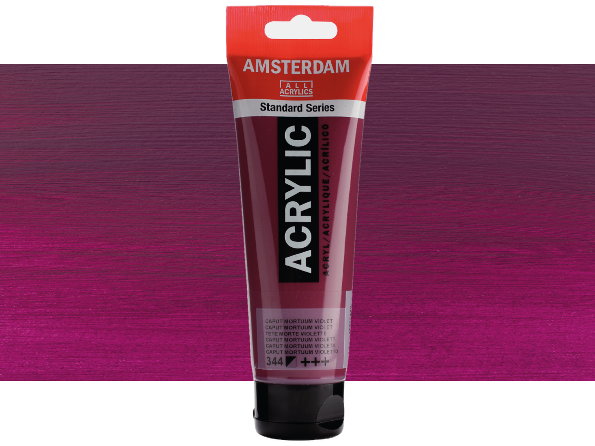 TALENS AMSTERDAM STANDARD ACRYL 120ML 344 CAPUTMORTUUMVIOLET 1