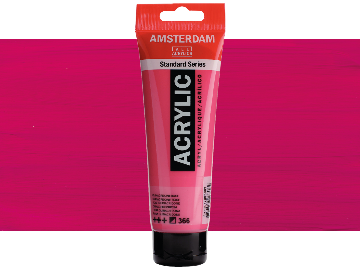 TALENS AMSTERDAM STANDARD ACRYL 120ML 366 CHINACRIDONROSA 1
