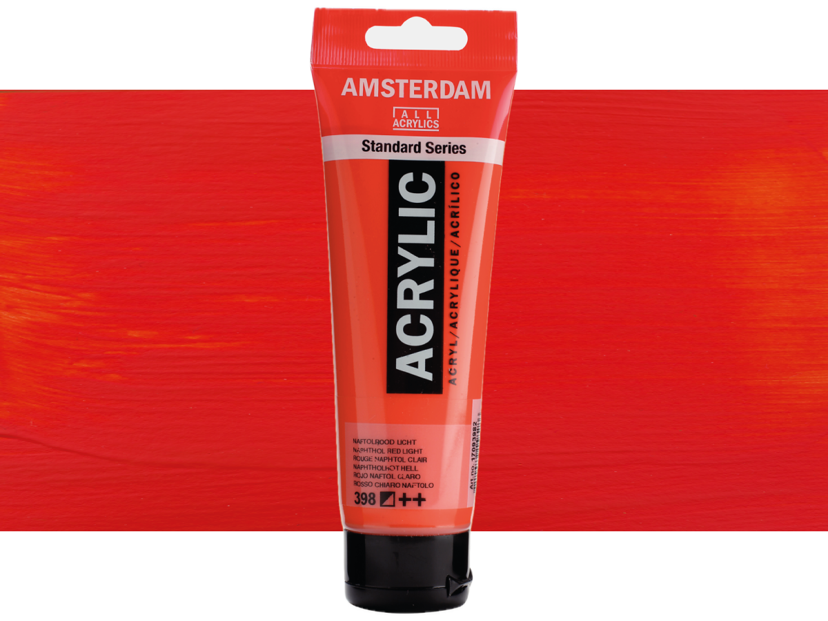 TALENS AMSTERDAM STANDARD ACRYL 120ML 398 NAPHTOLROT HELL 1