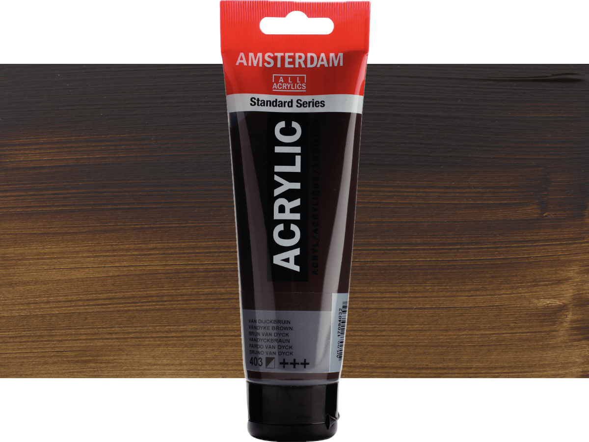 TALENS AMSTERDAM STANDARD ACRYL 120ML 403 VANDYCKBRAUN 1