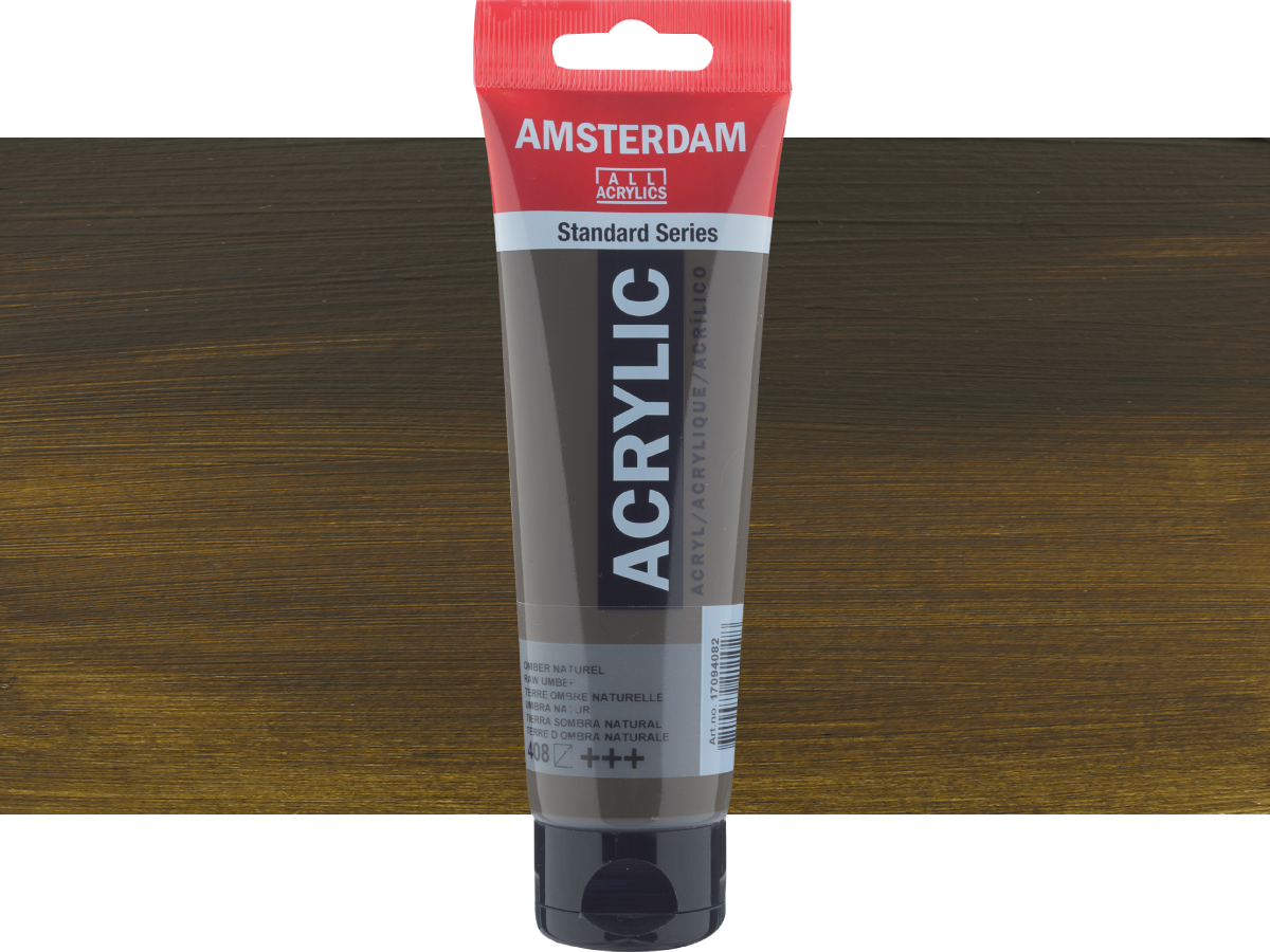 TALENS AMSTERDAM STANDARD ACRYL 120ML 408 UMBRA NATUR 1