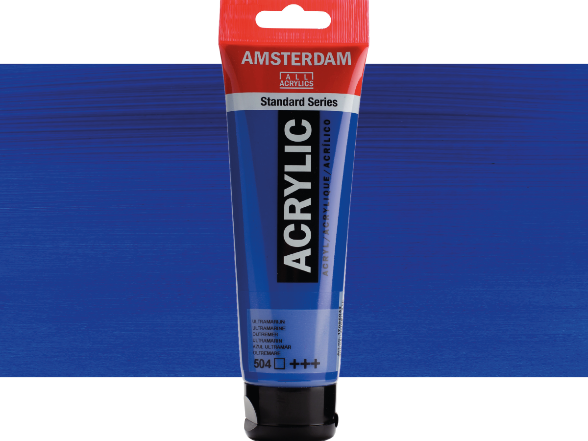 TALENS AMSTERDAM STANDARD ACRYL 120ML 504 ULTRAMARIN 1