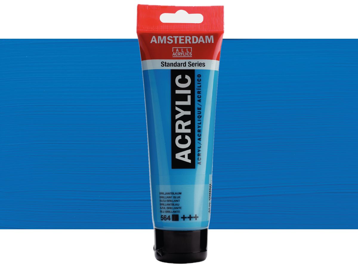 TALENS AMSTERDAM STANDARD ACRYL 120ML 564 BRILLIANTBLAU 1