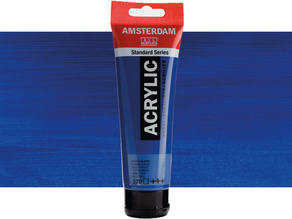 TALENS AMSTERDAM STANDARD ACRYL 120ML 570 PHTHALOBLAU 1