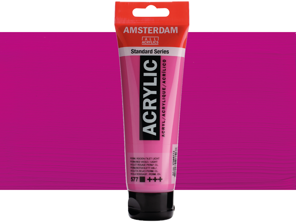 TALENS AMSTERDAM STANDARD ACRYL 120ML 577 PERROTVIOLETT HELL 1
