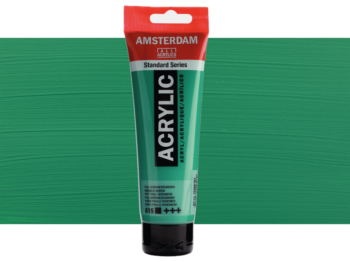 TALENS AMSTERDAM STANDARD ACRYL 120ML 615 PAUL VERONESERGRÜN 1