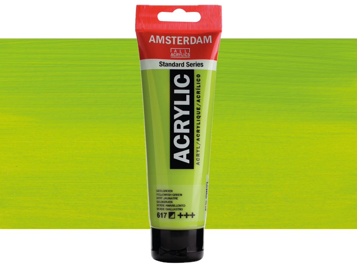 TALENS AMSTERDAM STANDARD ACRYL 120ML 617 GELBGRÜN 1