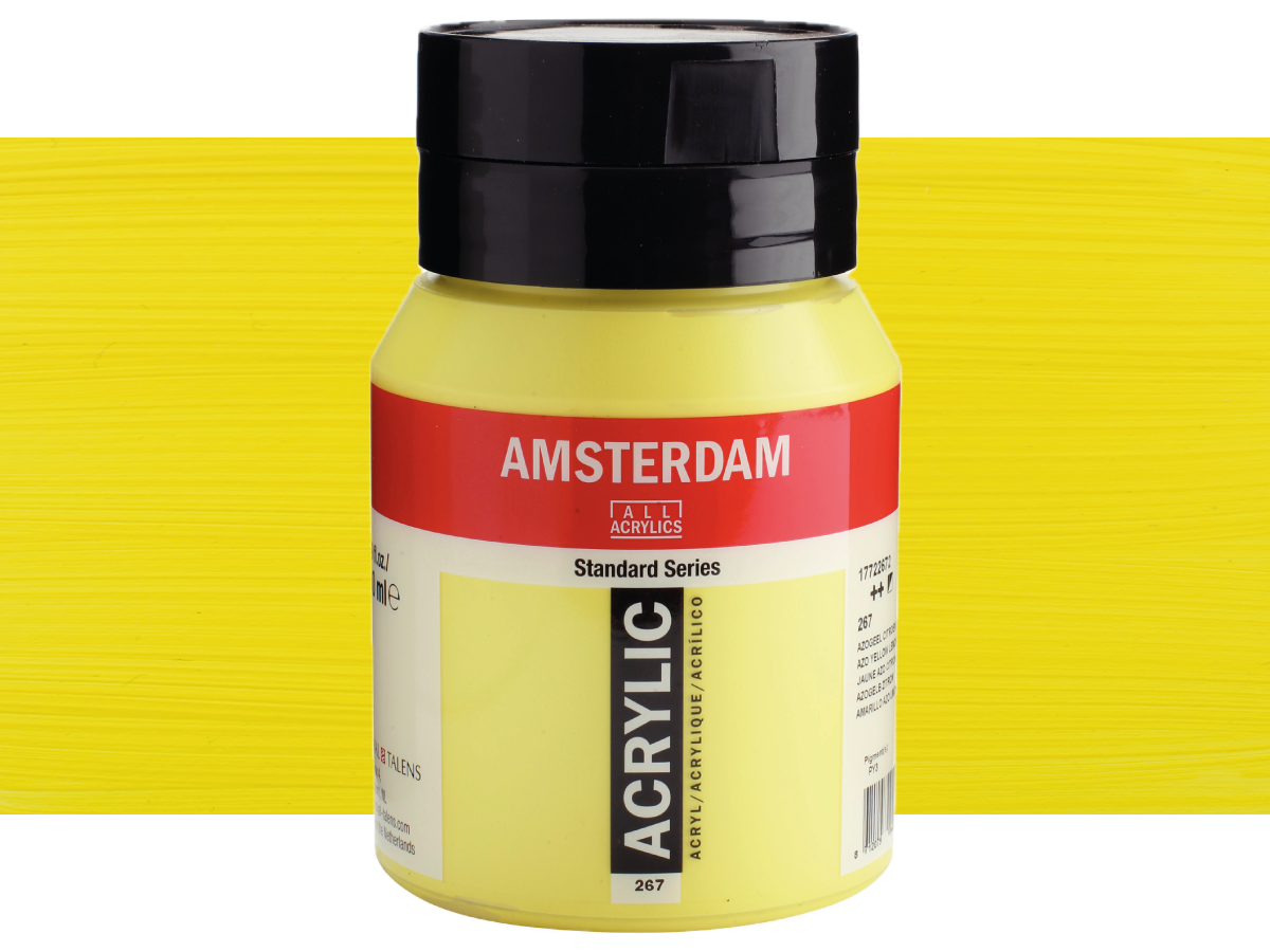 TALENS AMSTERDAM STANDARD ACRYL 500ML 267 AZOGELB ZITRON 1