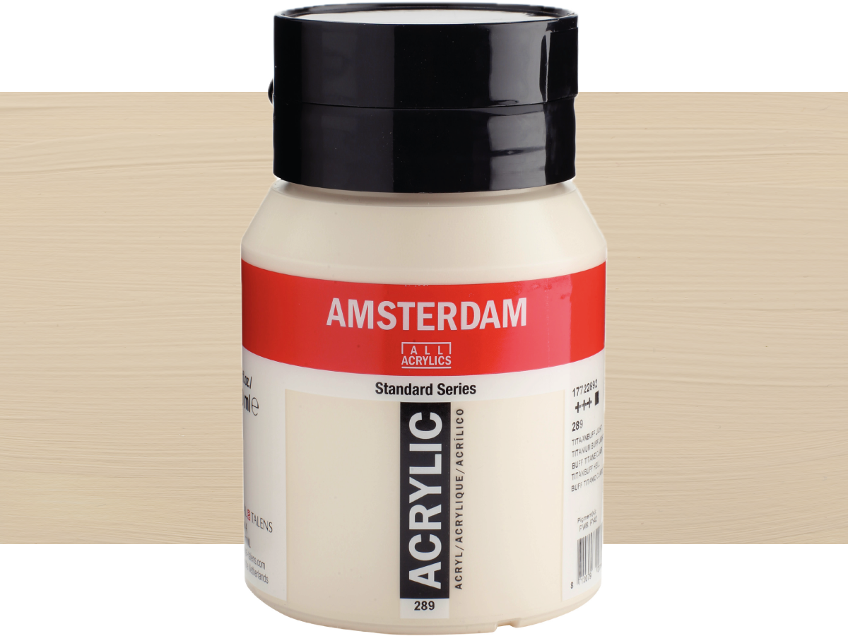 TALENS AMSTERDAM STANDARD ACRYL 500ML 289 TITANBUFF HELL 1