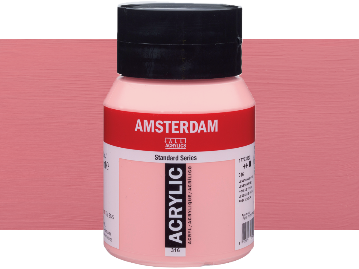 TALENS AMSTERDAM STANDARD ACRYL 500ML 316 VENETIANER ROSA 1