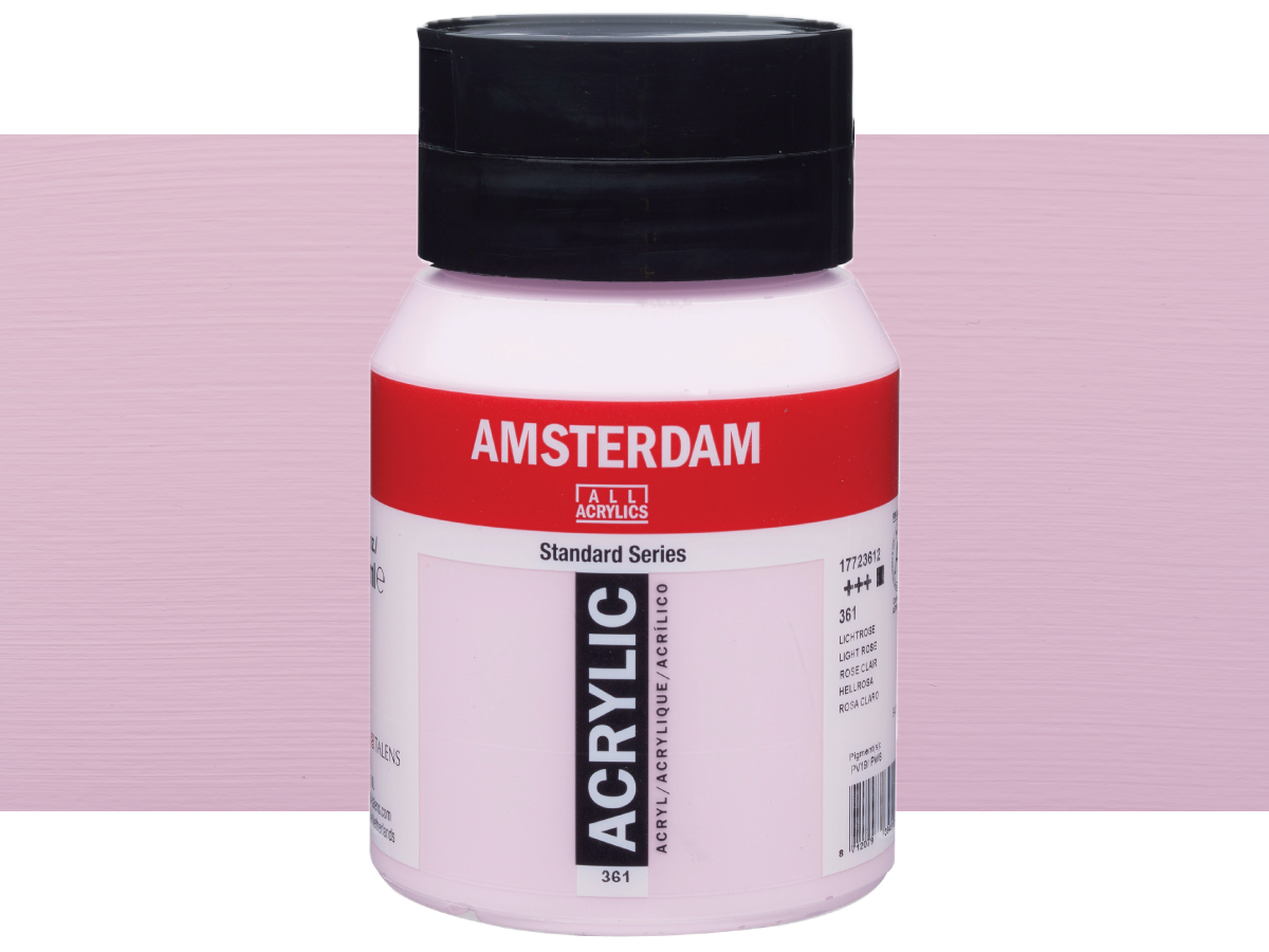 TALENS AMSTERDAM STANDARD ACRYL 500ML 361 ROSA HELL 1