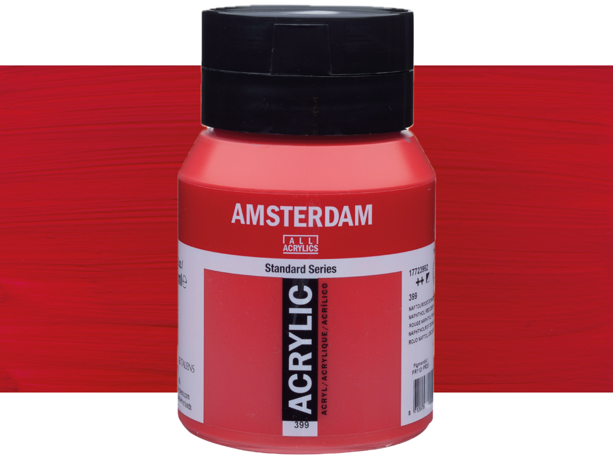 TALENS AMSTERDAM STANDARD ACRYL 500ML 399 NAPHTOLROOD DONKER 1