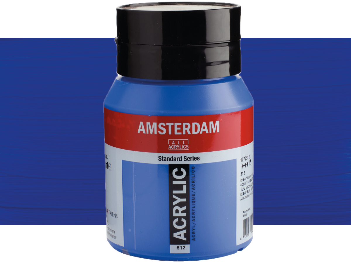 TALENS AMSTERDAM STANDARD ACRYL 500ML 512 KOBALTB.ULTRAMARIN 1