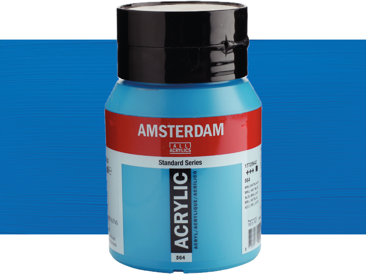 TALENS AMSTERDAM STANDARD ACRYL 500ML 564 BRILLANTBLAU 1