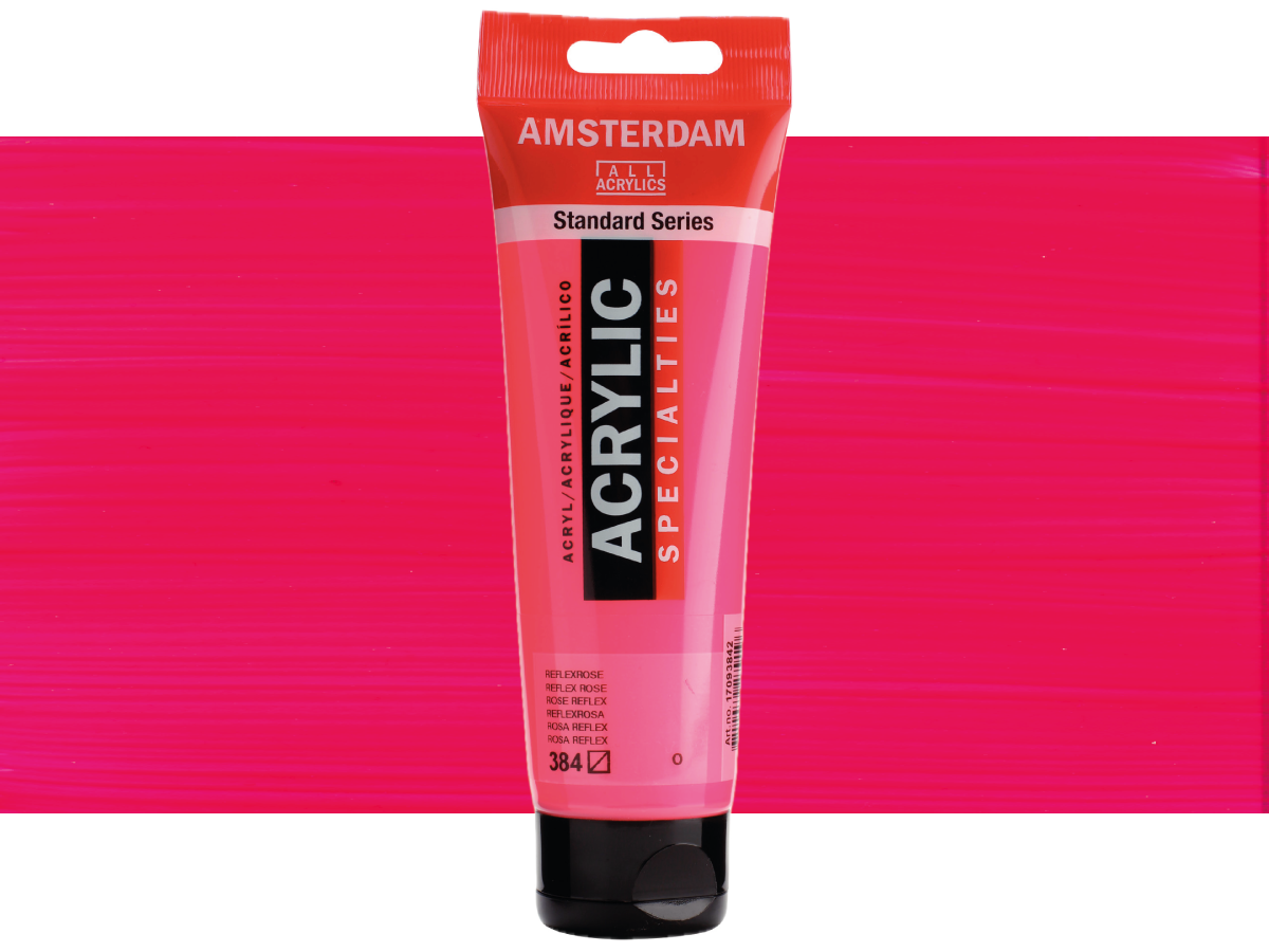 TALENS AMSTERDAM STANDARD ACRYL 120ML 384 REFLEX ROSA 1