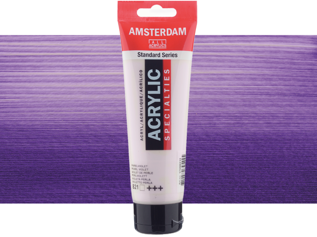 TALENS AMSTERDAM STANDARD ACRYL 120ML 821 PERLVIOLETT 1