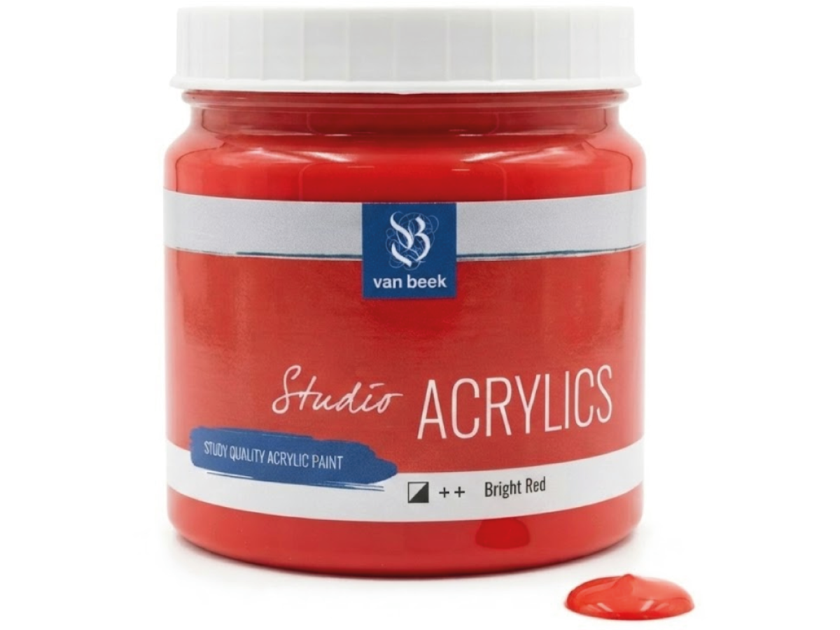 VAN BEEK ACRYL 1000ML 007 S1 BRILLIANTROTROT 1