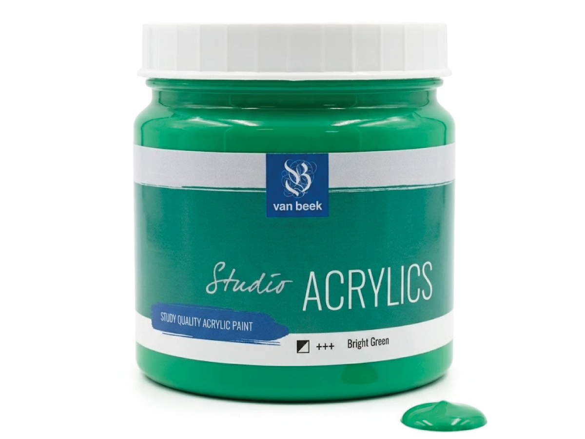 VAN BEEK ACRYL 1000ML 019 S1 BRILLIANTGRÜN 1