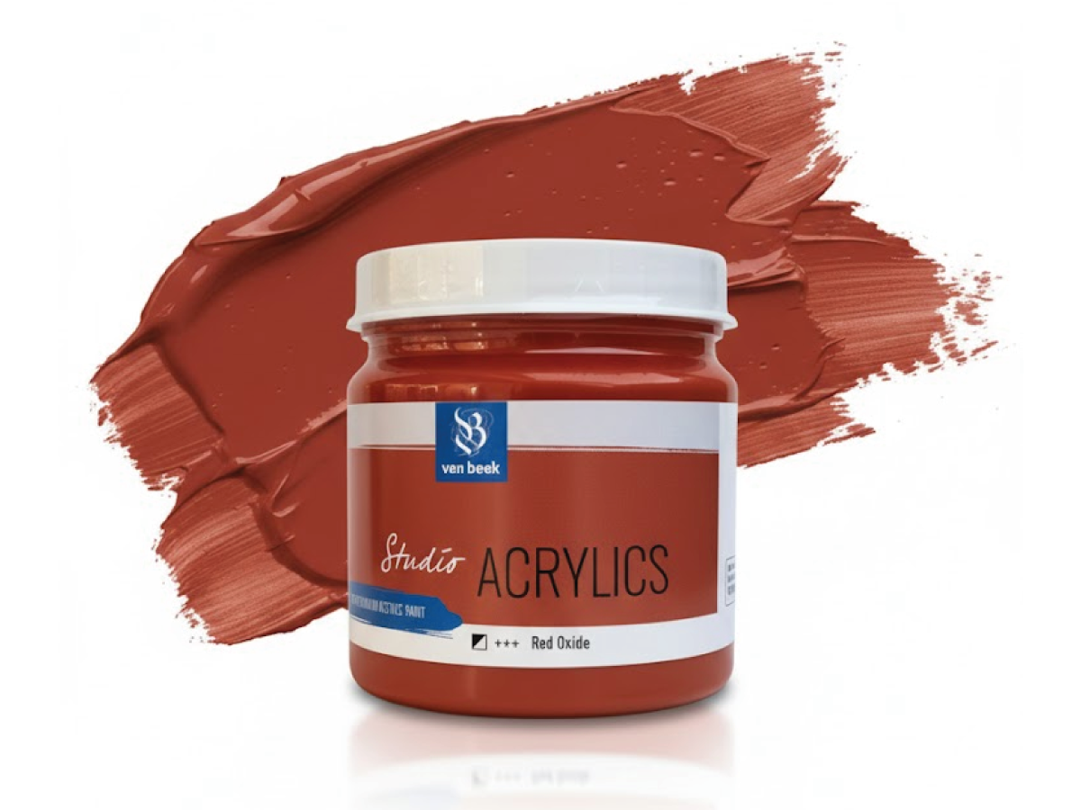 VAN BEEK ACRYL 500ML 011 S1 OXIDROT 1