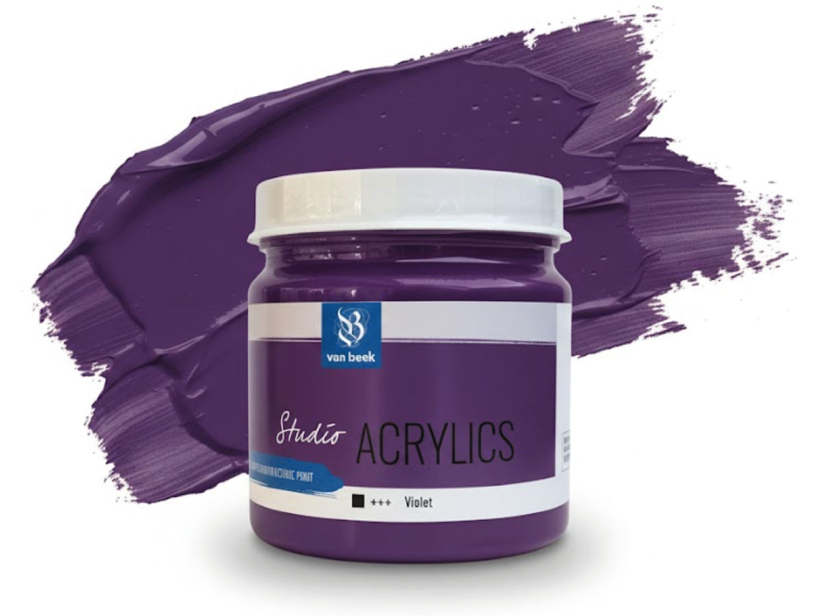 VAN BEEK ACRYL 500ML 039 S1 VIOLET 1