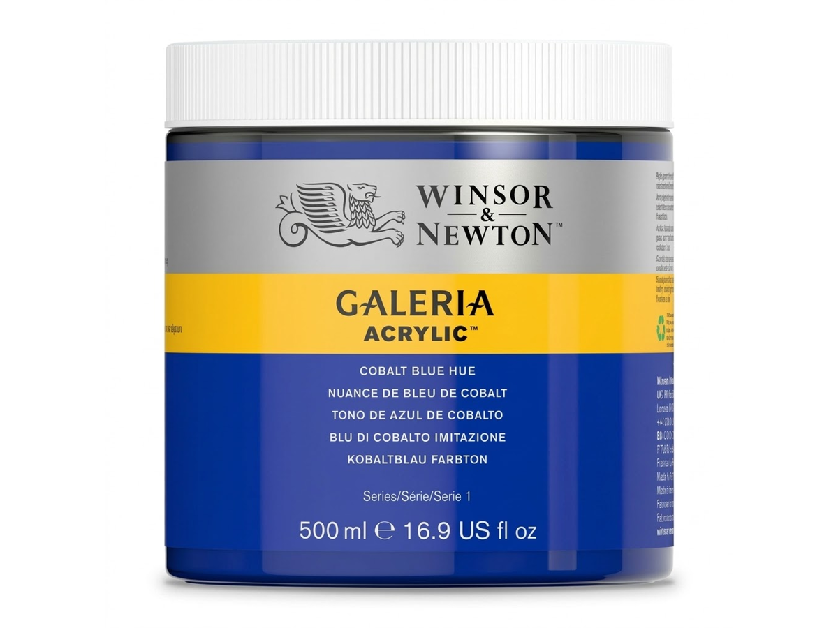 WINSOR & NEWTON GALERIA 500ML 179 KOBALTBLAU FARBTON 1