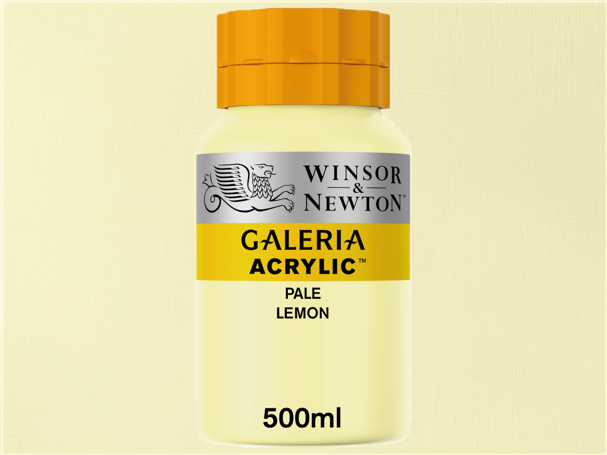 WINSOR & NEWTON GALERIA 500ML 434 ZITRONENGELB HELL 1