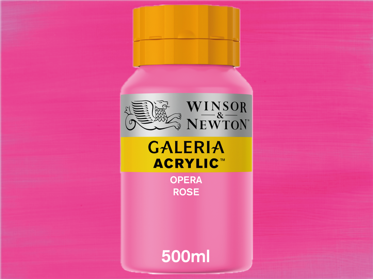 WINSOR & NEWTON GALERIA 500ML 448 OPERNROSA 1