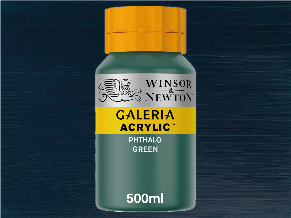 WINSOR & NEWTON GALERIA 500ML 522 PHTHALOGRÜN 1