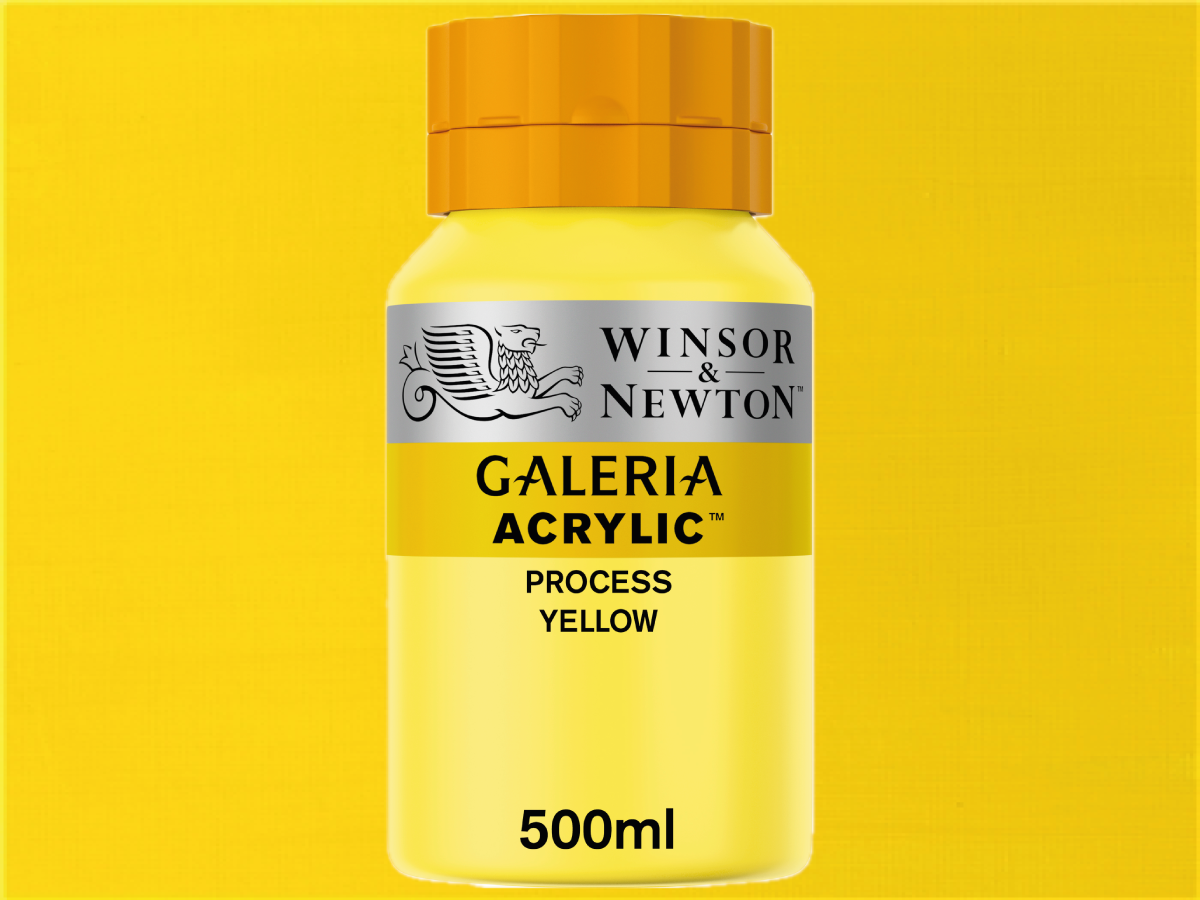 WINSOR & NEWTON GALERIA 500ML 527 PROCESSGELB 1
