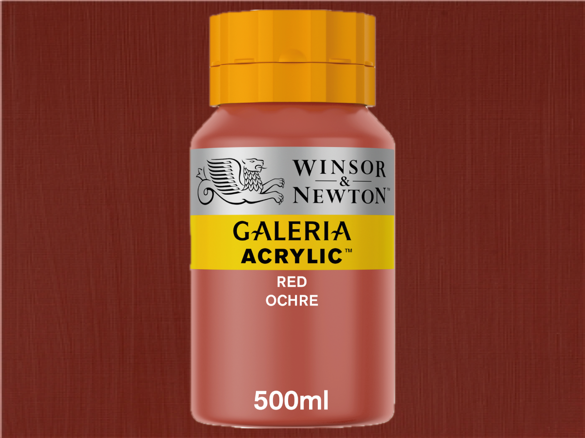 WINSOR & NEWTON GALERIA 500ML 564 OKER ROT 1
