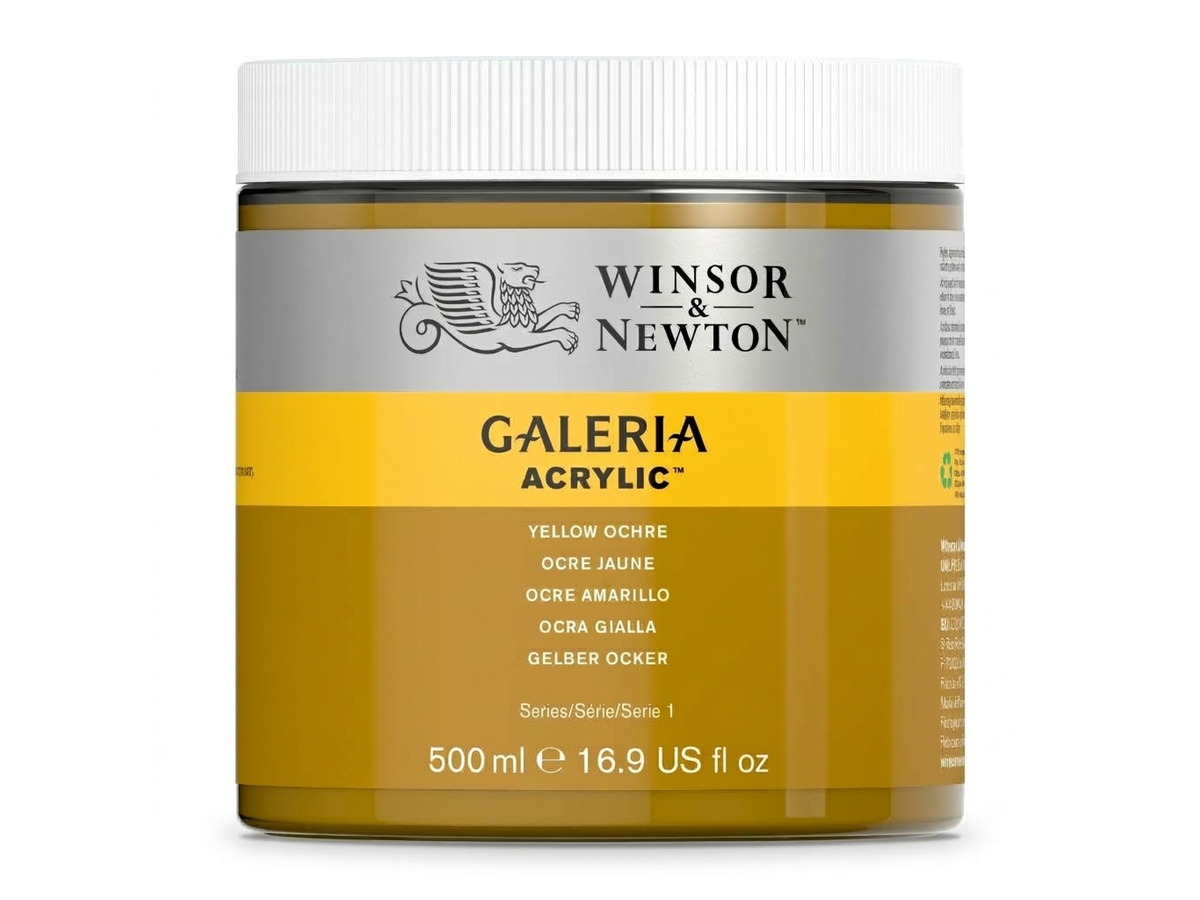 WINSOR & NEWTON GALERIA 500ML 744 GELBER OCKER 1