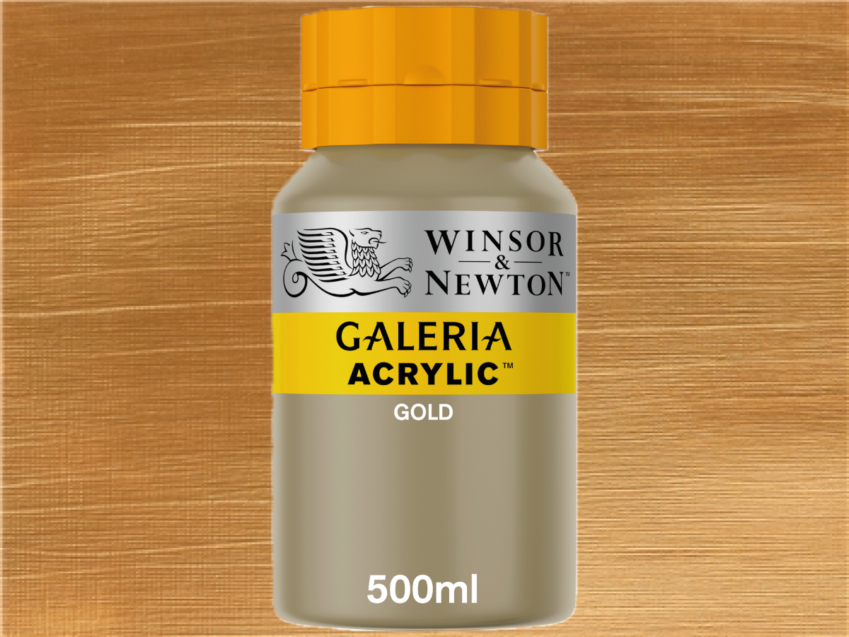 WINSOR & NEWTON GALERIA 500ML 283 GOLD 1