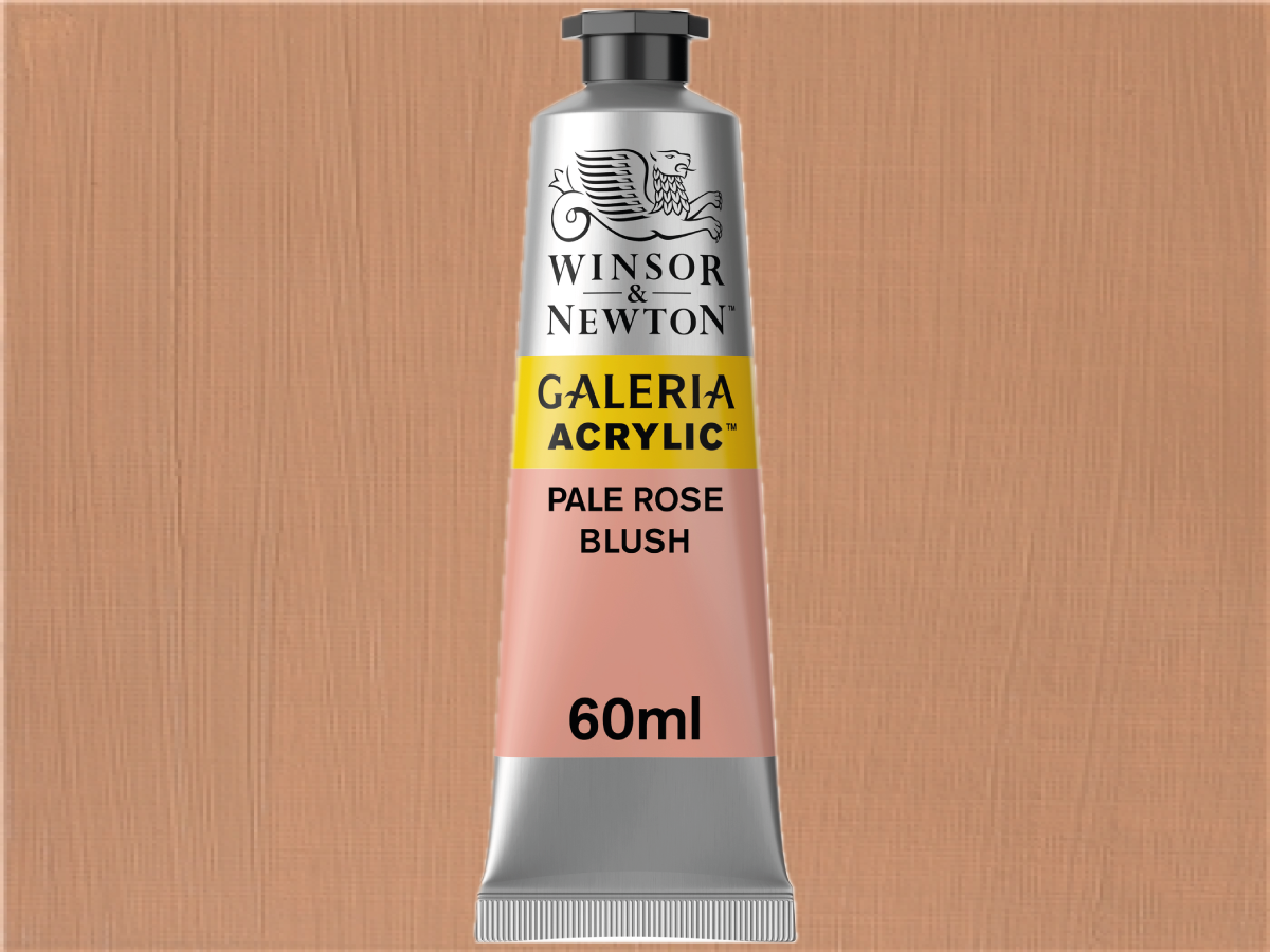 WINSOR & NEWTON GALERIA ACRYLIC 60ML SERIE 1 257 PALE ROSE BLUSH 1