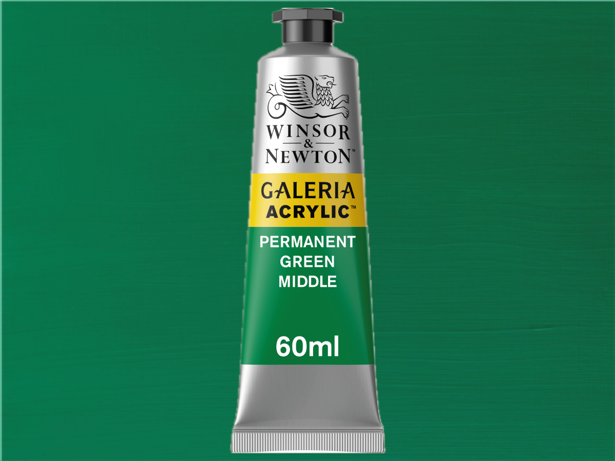 GALERIA 60ML 484  PERMANENTGRÜN MITTEL 1