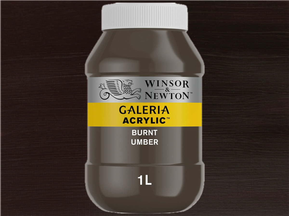 WINSOR & NEWTON GALERIA  1L  076  UMBRA GEBRANNT 1