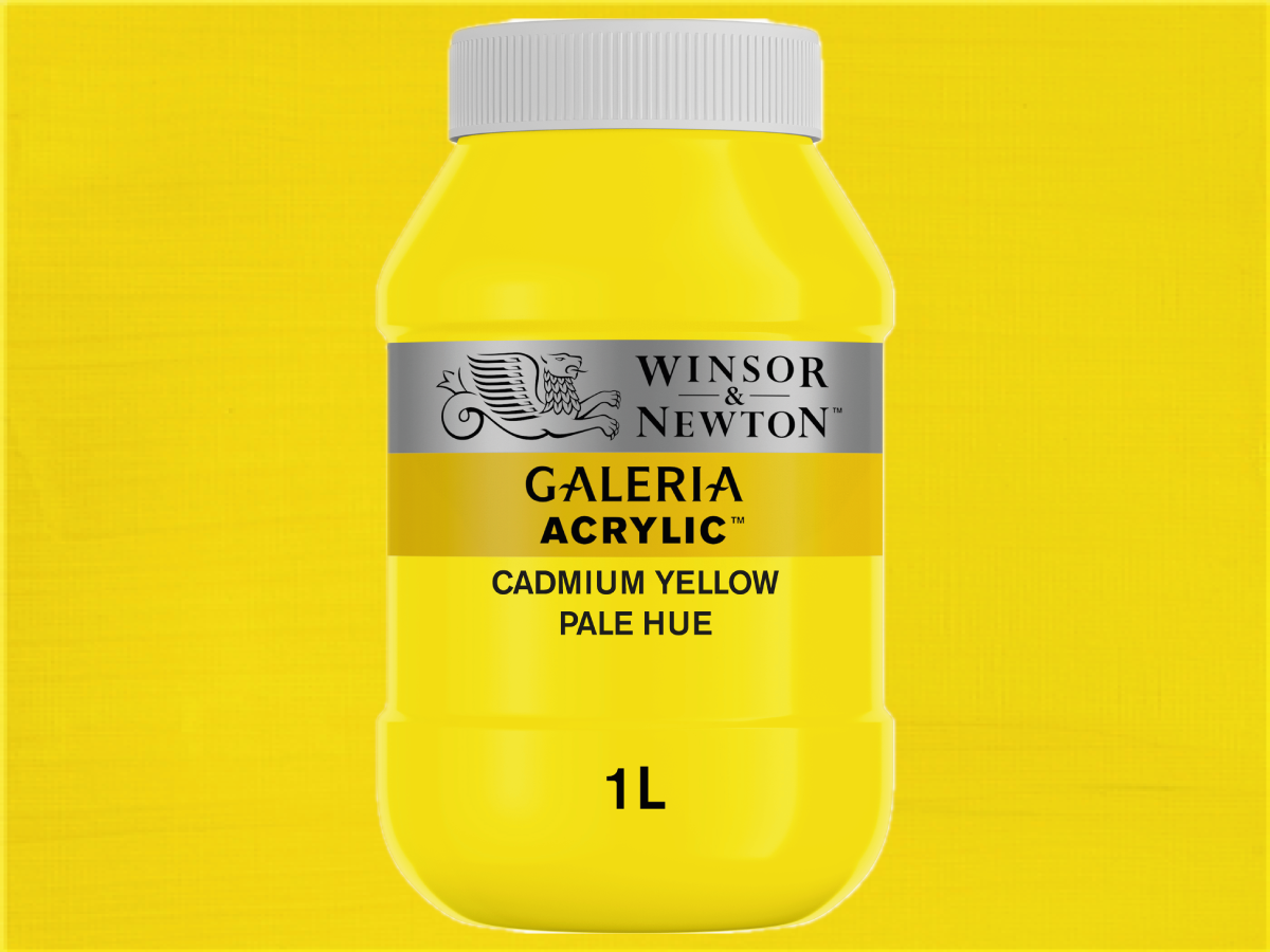 WINSOR & NEWTON GALERIA  1L  114  KADMIUMGELB HELL FARBTON 1