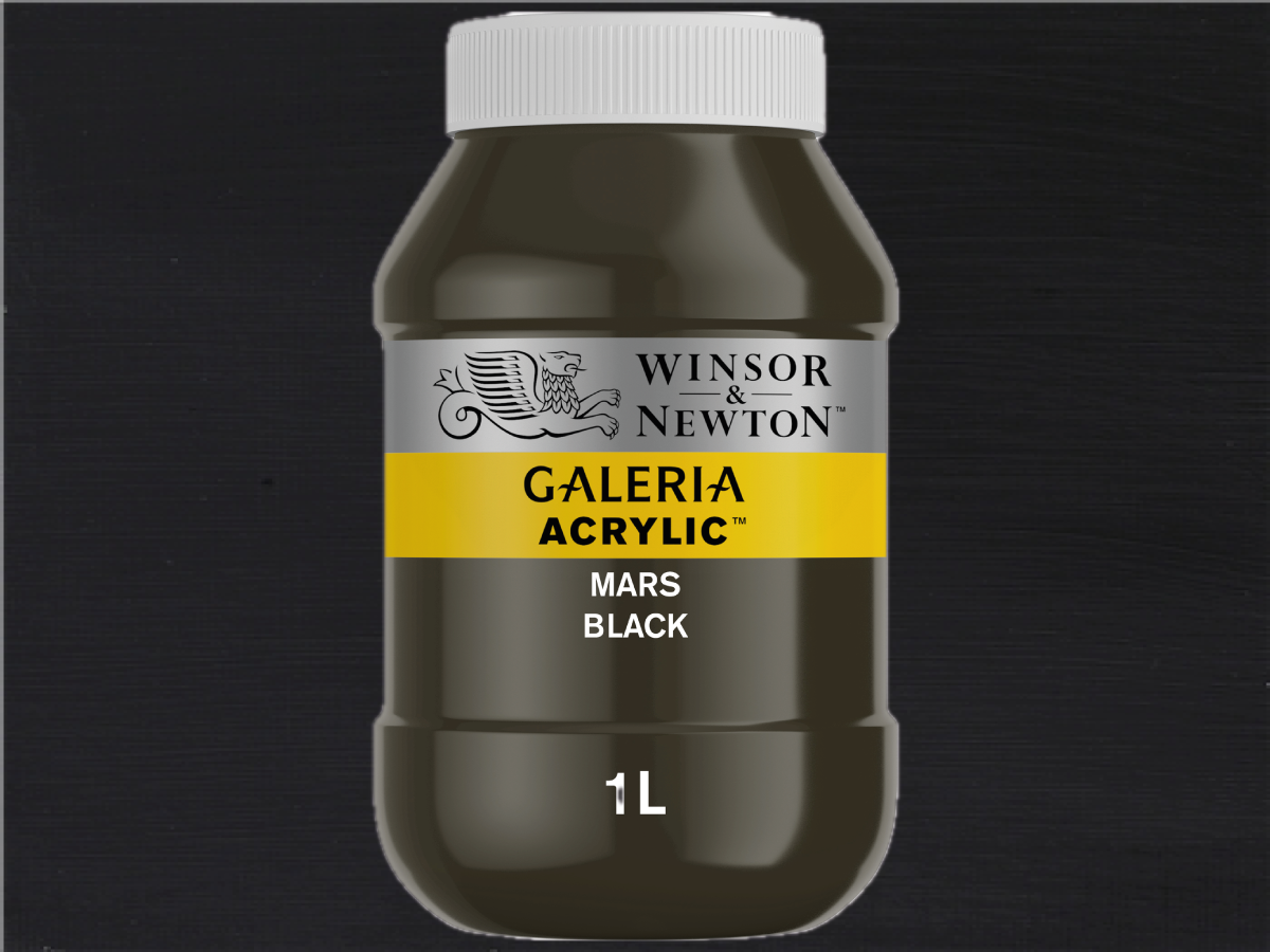 WINSOR & NEWTON GALERIA  1L  386  MARSSCHWARZ 1
