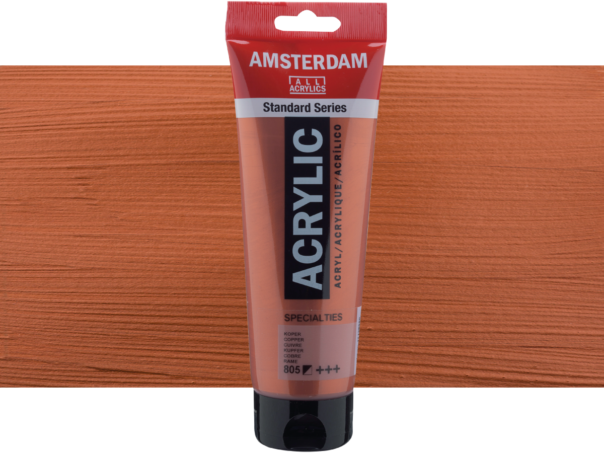 TALENS AMSTERDAM ACRYL  250ML SPECIALTIES  KUPFER 1