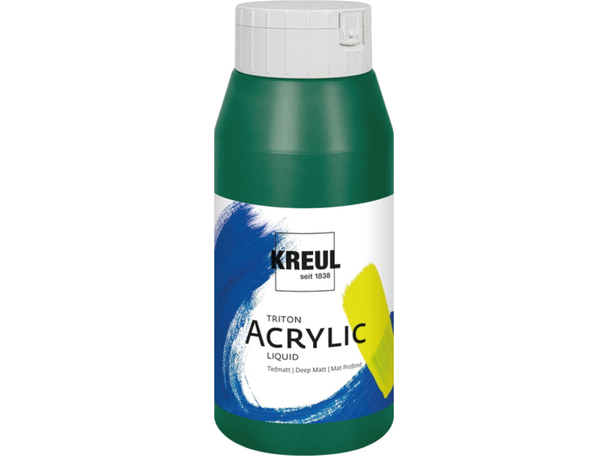 KREUL TRITON ACRYLIC LIQUID 750ML 013 DUNKELGRÜN 1
