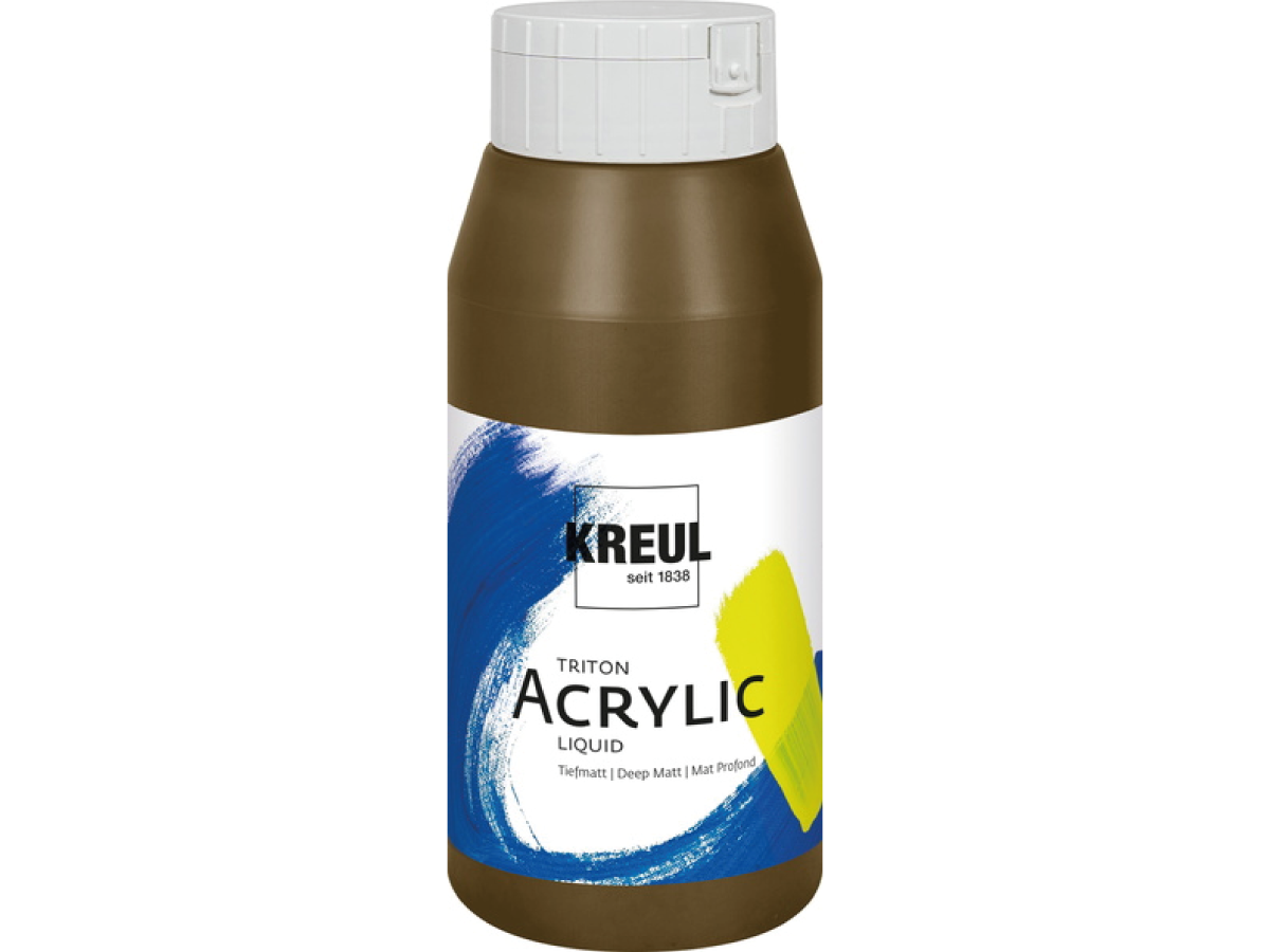KREUL TRITON ACRYLIC LIQUID 750ML 016 HAVANNABRAUN 1