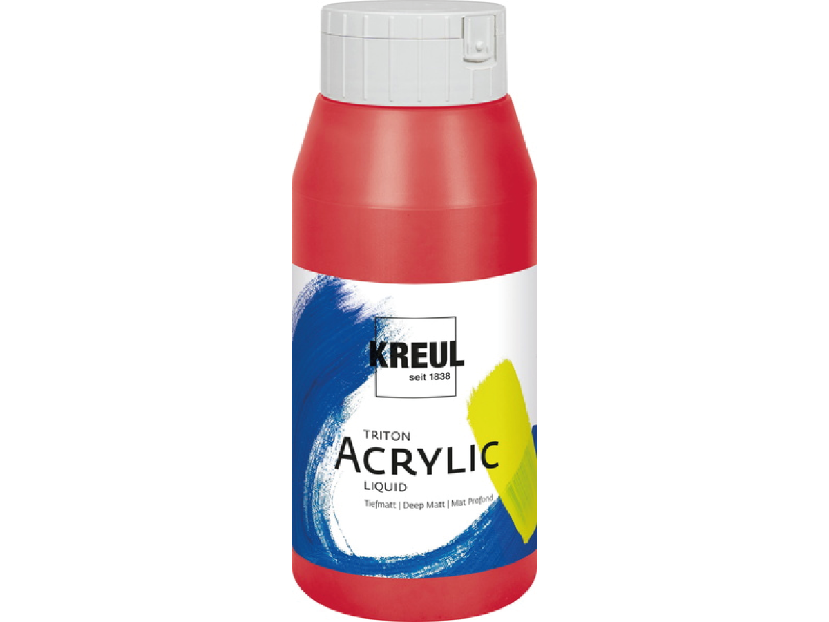 KREUL TRITON ACRYLIC LIQUID 750ML 027 KIRSCHROT 1