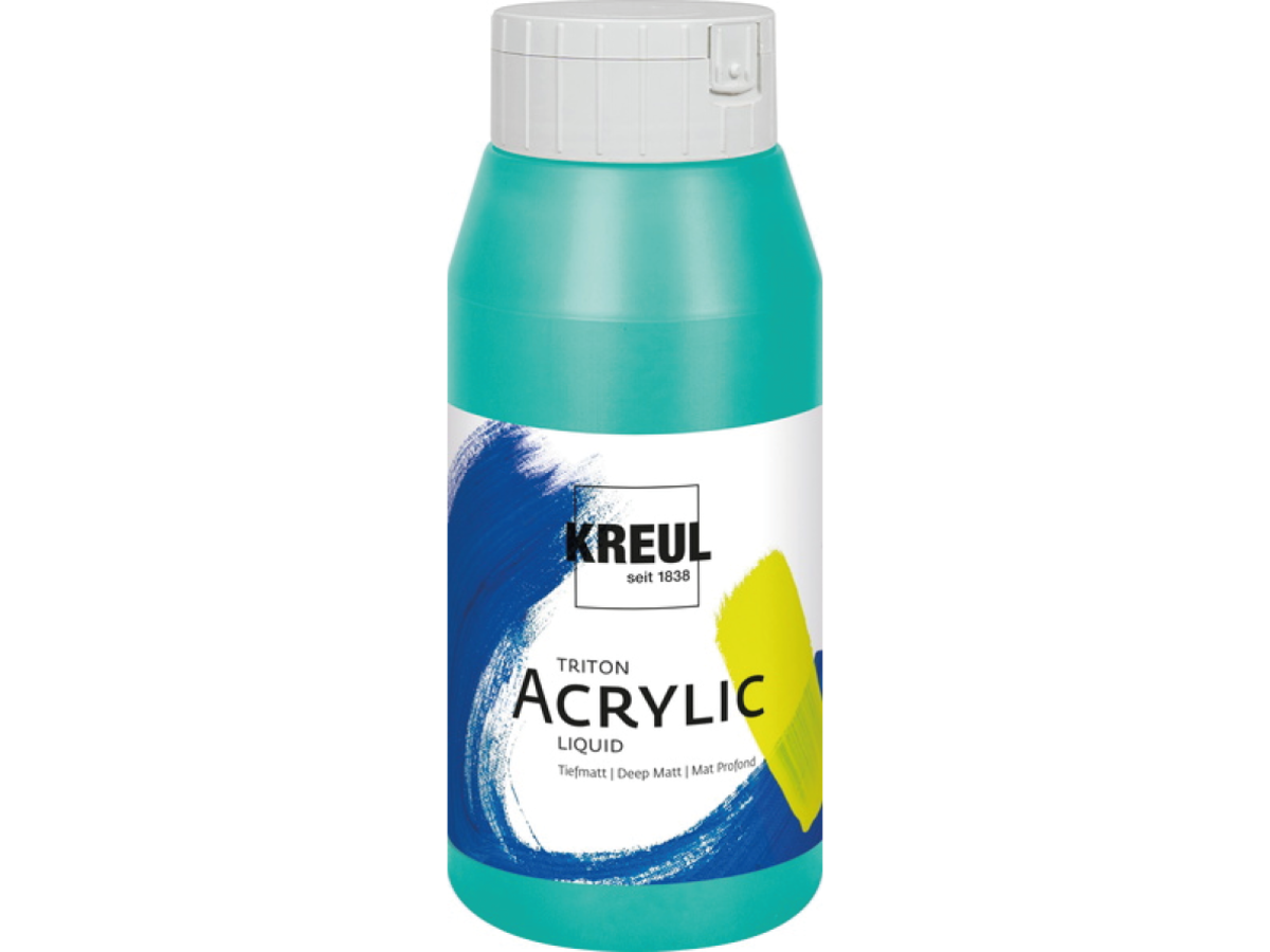 KREUL TRITON ACRYLIC 750ML 081 COBALT TURQUOISE 1