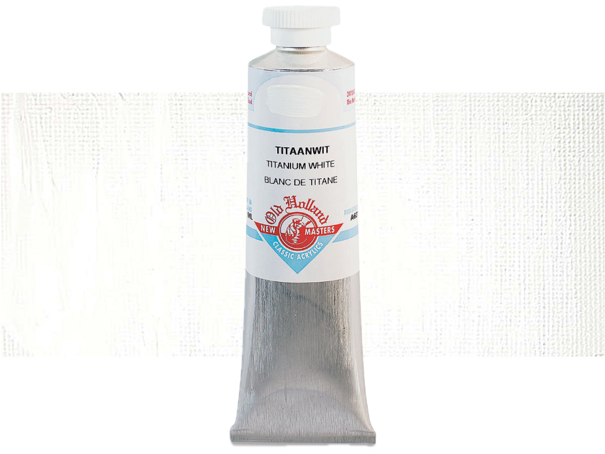 OLD HOLLAND NEW MASTERS ACRYL 60ML SERIE A TITANIUM WHITE 601 1