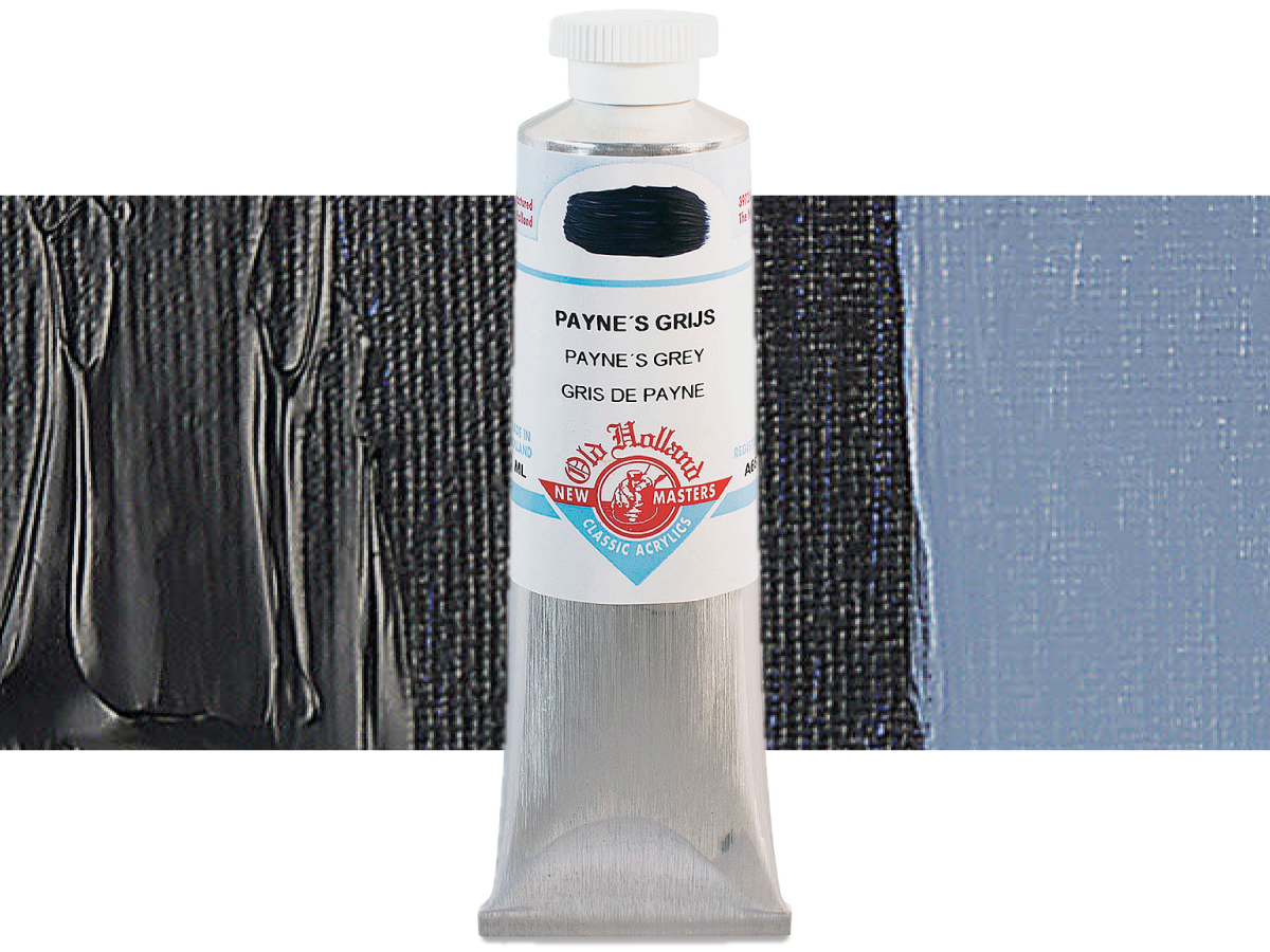 OLD HOLLAND NEW MASTERS ACRYL 60ML SERIE A PAYNE'S GREY 668 1